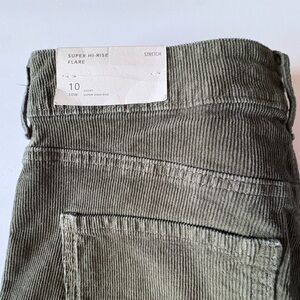 American Eagle Olive Green Corduroy Pants